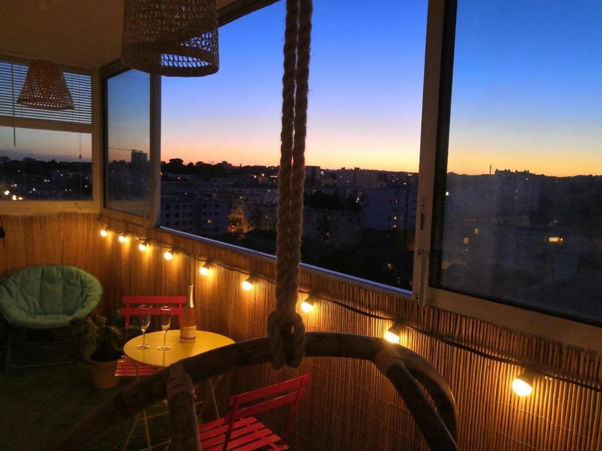 Smile Home-Nid Panoramique Vue Wow ! Spadeco - Loungezen - Terrasse Ensoleillee - Arrivee Autonome - Netflix - Emplacement Ideal - Lumineux - Renove A Neuf - Wifi Fibre - Montpellier Exterior foto